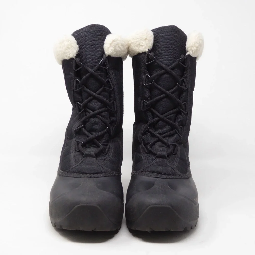 Sorel Cumberland Womens Snow Boots Black Winter Faux Fur Trim NL1436-010 Size 6